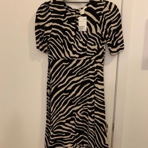 NWT zebra printed dress